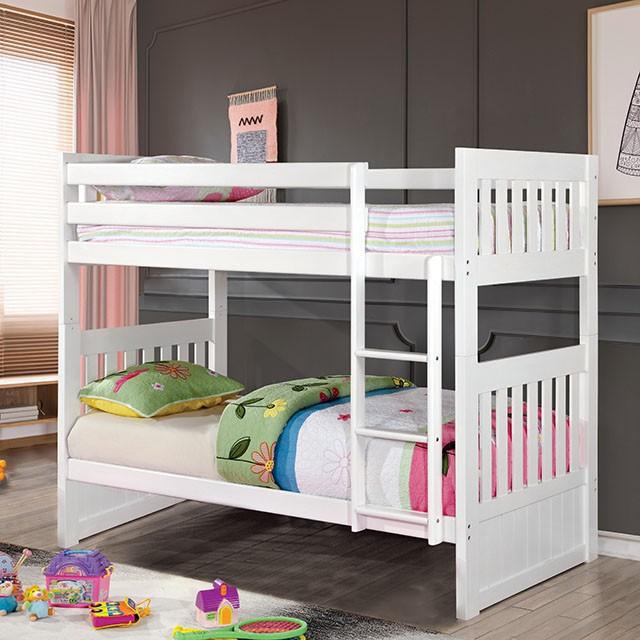 Canberra Twin/Twin Bunk Bed - Olympia Furniture (Saint George, Utah)