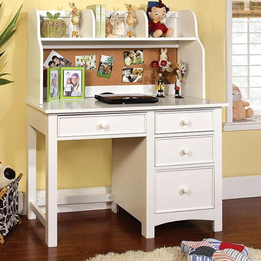 Omnus White Desk - Olympia Furniture (Saint George, Utah)