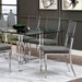 Casper 7 Pc Dining Table Set Chrome - Olympia Furniture (Saint George, Utah)