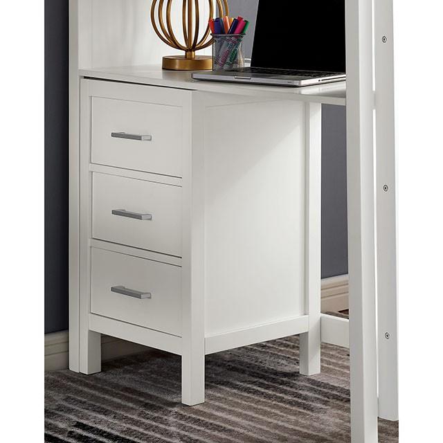 CASSIDY Twin Loft Bed w/ Drawers - Olympia Furniture (Saint George, Utah)