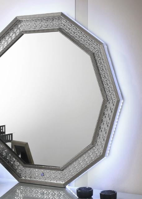Cassiopeia Decagon Mirror - Olympia Furniture (Saint George, Utah)