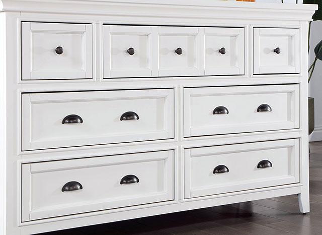 CASTILE Dresser, White - Olympia Furniture (Saint George, Utah)