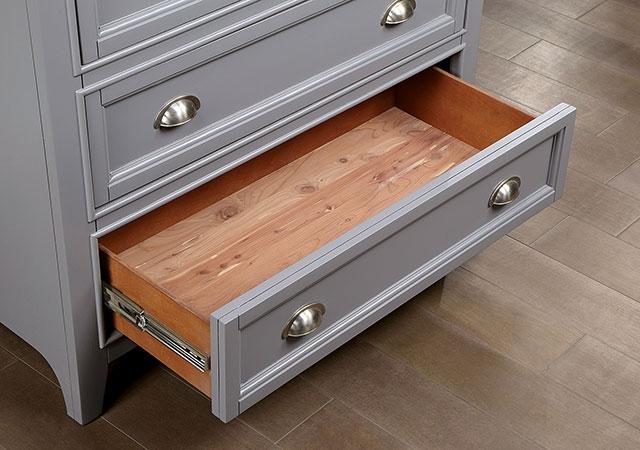 CASTLILE Chest, Gray - Olympia Furniture (Saint George, Utah)