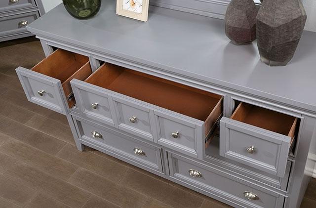 CASTLILE Dresser, Gray - Olympia Furniture (Saint George, Utah)