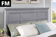Castlile Bed Grey - Olympia Furniture (Saint George, Utah)