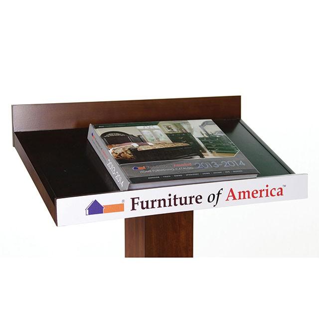 Catalia Dark Oak/Espresso Book Stand - Olympia Furniture (Saint George, Utah)