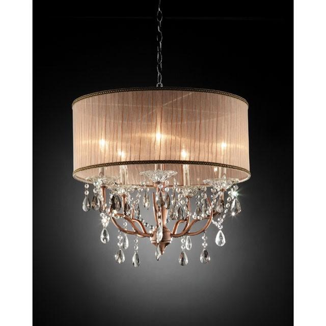 CECELIA Ceiling Lamp, Hanging Crystal - Olympia Furniture (Saint George, Utah)