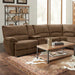 CERELIA Power Sectional, Brown - Olympia Furniture (Saint George, Utah)