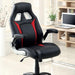 Argon Black/Silver/Red Office Chair - Olympia Furniture (Saint George, Utah)