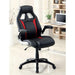 Argon Black/Silver/Red Office Chair - Olympia Furniture (Saint George, Utah)