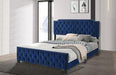 Charlize Bed Grey & Navy - Olympia Furniture (Saint George, Utah)