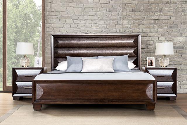 Chemnitz Bed Espresso & White - Olympia Furniture (Saint George, Utah)