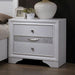 Chrissy White Night Stand - Olympia Furniture (Saint George, Utah)