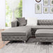 CIABATTONI Sectional, Gray - Olympia Furniture (Saint George, Utah)