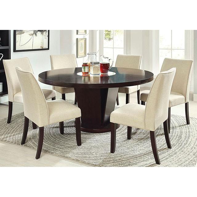Cimma Espresso/Ivory Side Chair (2/CTN) - Olympia Furniture (Saint George, Utah)