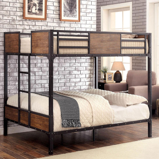 CLAPTON Black Full/Full Bunk Bed - Olympia Furniture (Saint George, Utah)