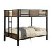 CLAPTON Black Full/Full Bunk Bed - Olympia Furniture (Saint George, Utah)