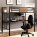 CLAPTON Black Twin Bed w/ Workstation - Olympia Furniture (Saint George, Utah)