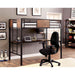 CLAPTON Black Twin Bed w/ Workstation - Olympia Furniture (Saint George, Utah)