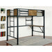 CLAPTON Black Twin Bed w/ Workstation - Olympia Furniture (Saint George, Utah)