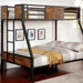 CLAPTON Black Twin/Full Bunk Bed - Olympia Furniture (Saint George, Utah)