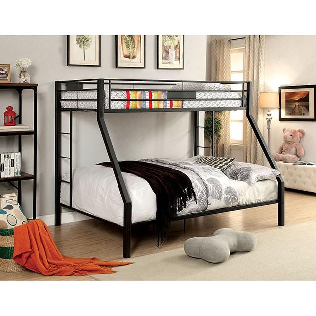 CLAREN Black Twin/Queen Bunk Bed - Olympia Furniture (Saint George, Utah)
