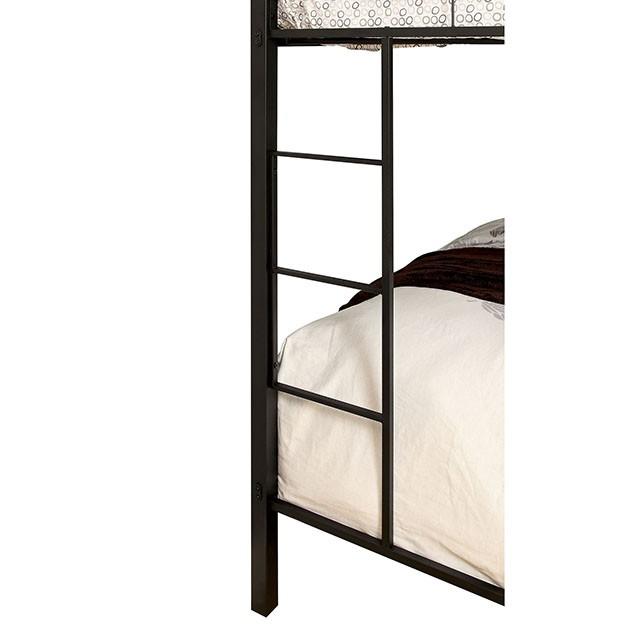 CLAREN Black Twin/Queen Bunk Bed - Olympia Furniture (Saint George, Utah)