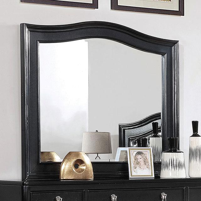 Ariston Mirror White, Silver, & Black - Olympia Furniture (Saint George, Utah)