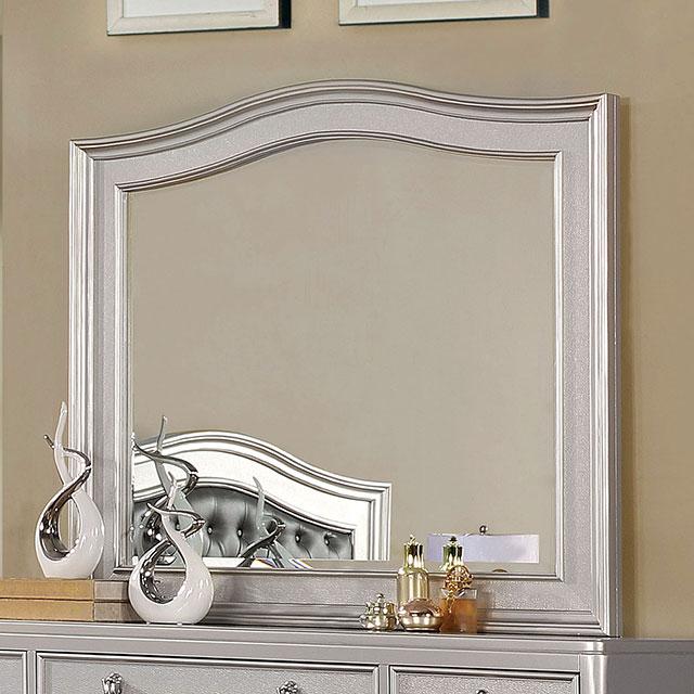 Ariston Mirror White, Silver, & Black - Olympia Furniture (Saint George, Utah)