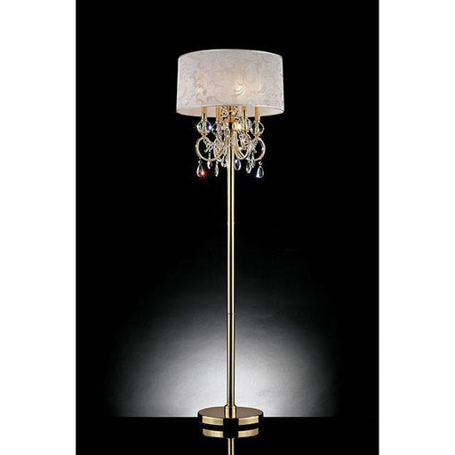 Deborah Gold 63"H Gold Floor Lamp - Olympia Furniture (Saint George, Utah)