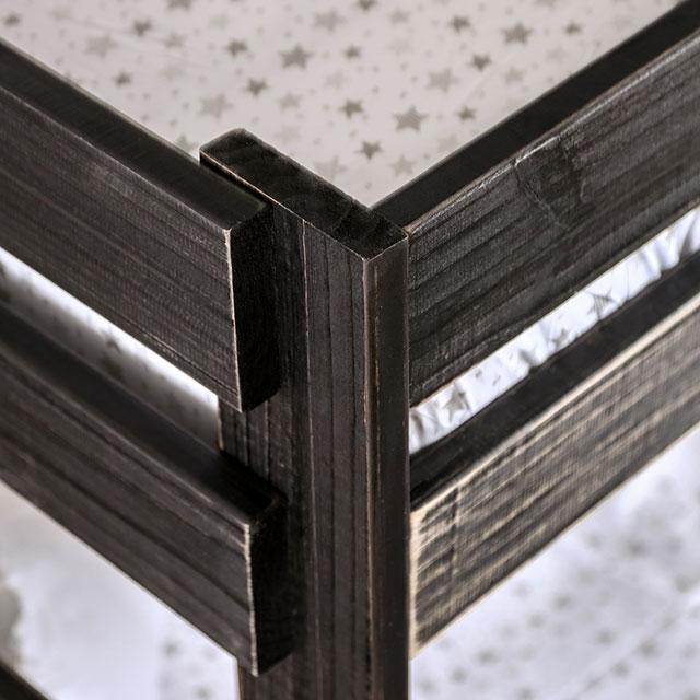 Arlette Twin/Twin Bunk Bed Brown, Black, Gray, & White - Olympia Furniture (Saint George, Utah)