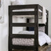 Arlette Twin/Twin Bunk Bed Brown, Black, Gray, & White - Olympia Furniture (Saint George, Utah)