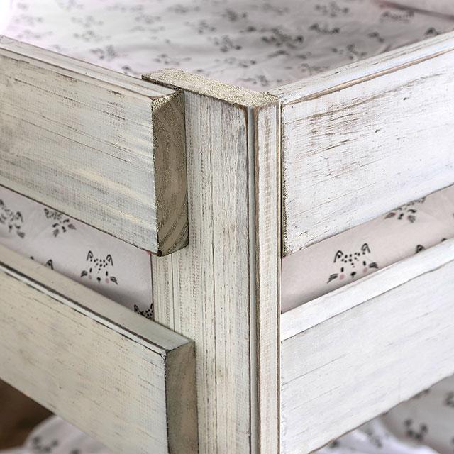 Arlette Twin/Twin Bunk Bed Brown, Black, Gray, & White - Olympia Furniture (Saint George, Utah)