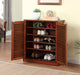 Della Oak Shoe Cabinet - Olympia Furniture (Saint George, Utah)