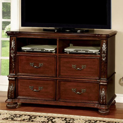 ARTHUR Brown Cherry Media Chest - Olympia Furniture (Saint George, Utah)