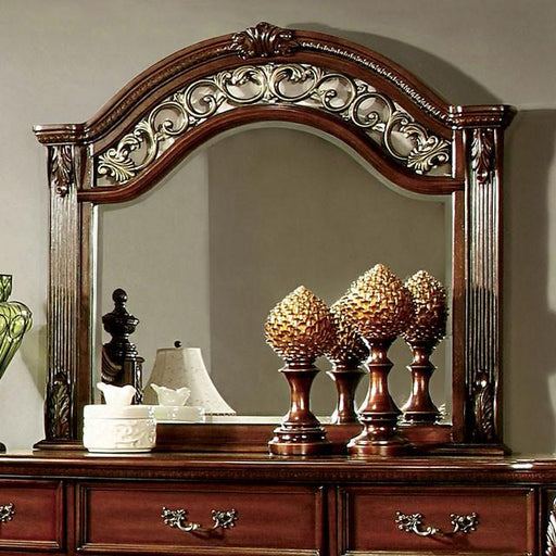 ARTHUR Brown Cherry Mirror - Olympia Furniture (Saint George, Utah)