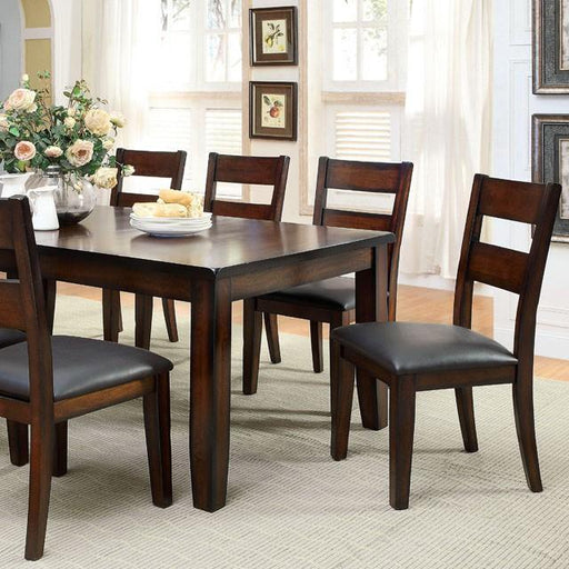 DICKINSON I Dark Cherry Dining Table w/ 18" Leaf - Olympia Furniture (Saint George, Utah)