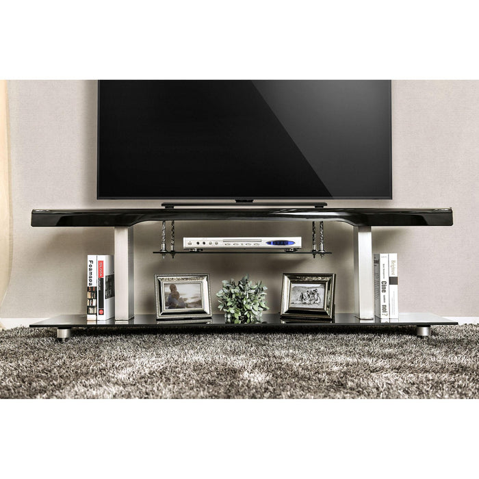 Dietrich Black 60" TV Console - Olympia Furniture (Saint George, Utah)