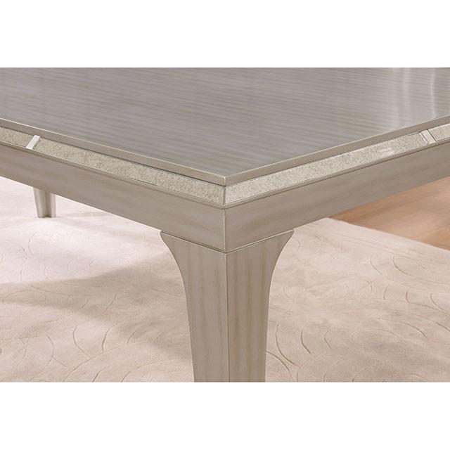 DIOCLES Silver/Gray Dining Table - Olympia Furniture (Saint George, Utah)