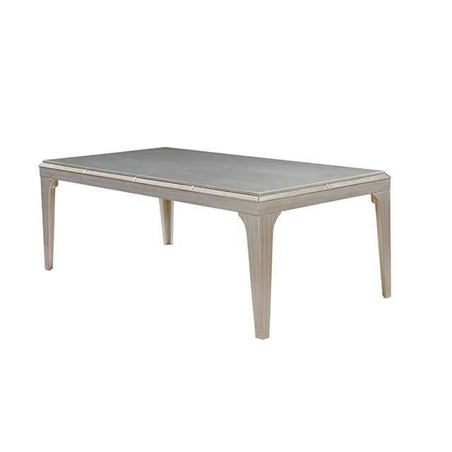 DIOCLES Silver/Gray Dining Table - Olympia Furniture (Saint George, Utah)
