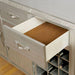 DIOCLES Silver/Gray Server - Olympia Furniture (Saint George, Utah)