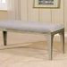 DIOCLES Silver/Light Gray Bench - Olympia Furniture (Saint George, Utah)