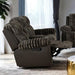 Dionysus Manual Reclining Loveseat Brown - Olympia Furniture (Saint George, Utah)
