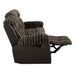 Dionysus Manual Reclining Sofa Brown - Olympia Furniture (Saint George, Utah)