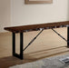 Dulce Walnut Bench - Olympia Furniture (Saint George, Utah)