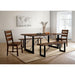 Dulce Walnut Bench - Olympia Furniture (Saint George, Utah)