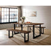 Dulce Walnut Bench - Olympia Furniture (Saint George, Utah)