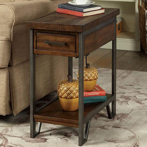 Dundalk Dark Oak Side Table - Olympia Furniture (Saint George, Utah)