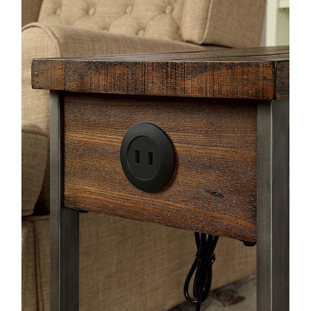 Dundalk Dark Oak Side Table - Olympia Furniture (Saint George, Utah)