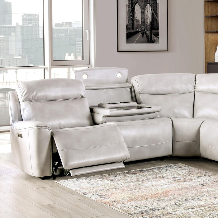 EDMONDUS Power Sectional, Light Taupe - Olympia Furniture (Saint George, Utah)